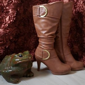 Top Moda faux leather boots.